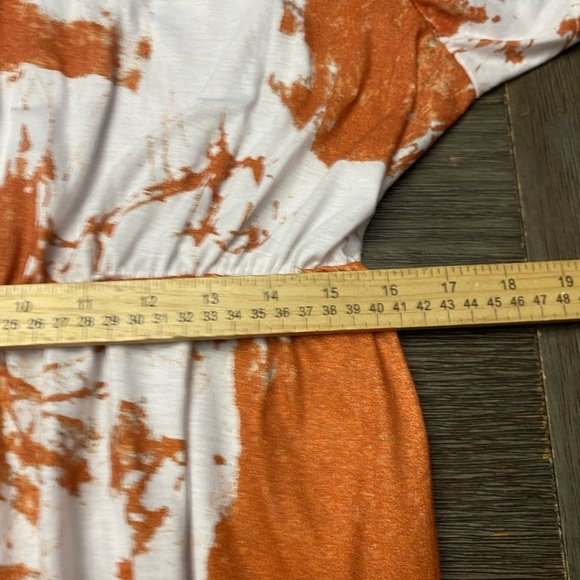 Off the Shoulder Tie Dye Plus Size 3X (18) Jumpsuit - Picture 5 of 11